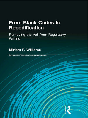 cover image of From Black Codes to Recodification